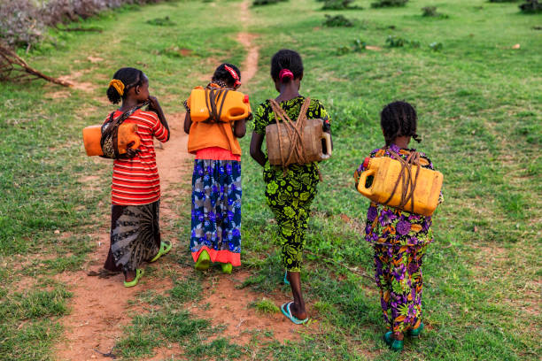 Kids waving